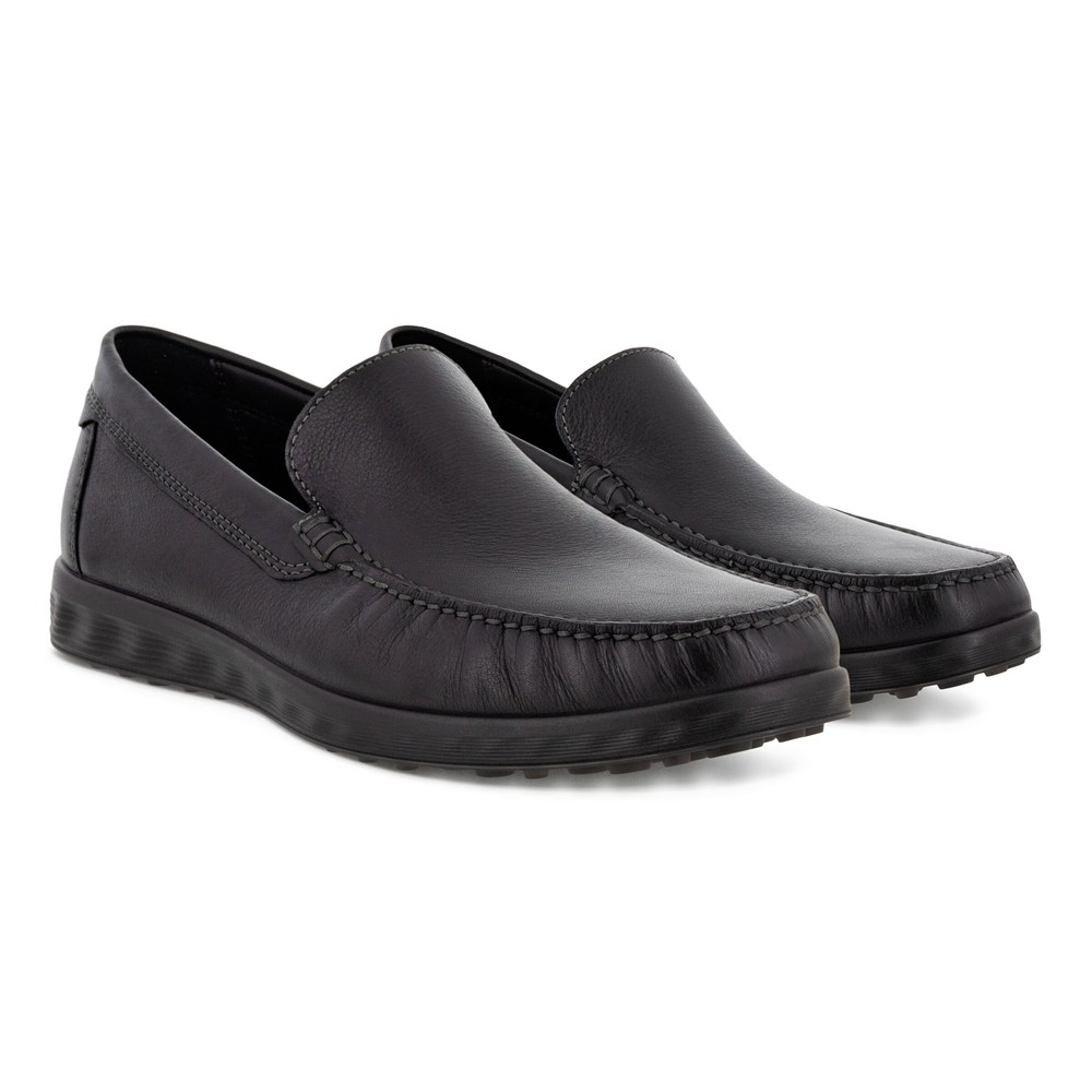 ECCO Mens Moccasins Black - S Lite Moc - ADI-038279